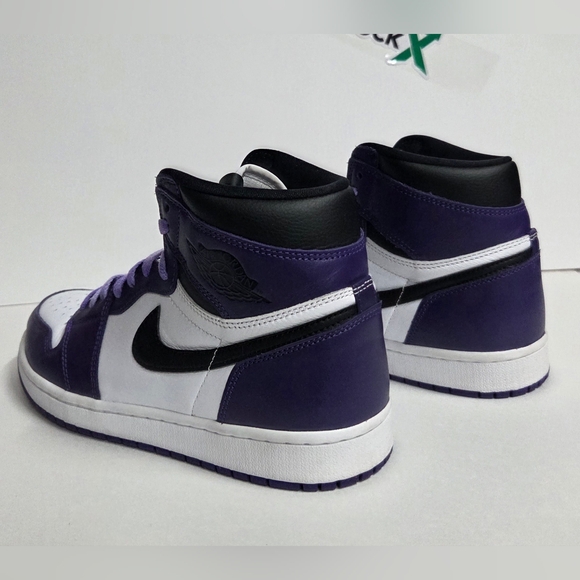 Air Jordan 1 Retro High Court Purple White MENS 10 555088-500 main image 8